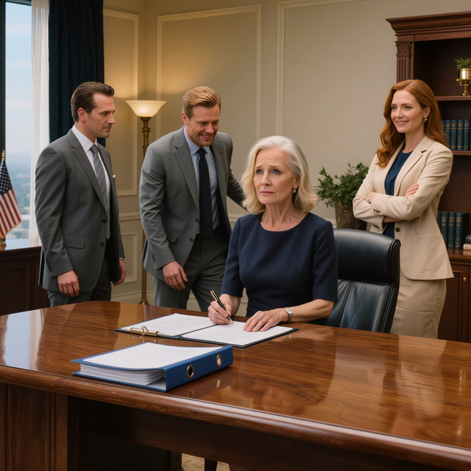 After my husband passed away, his children said outright that they wanted the entire estate, the company, and everything he had left behind. My lawyer begged me to fight, but I simply said, “Let them have it all.” Everyone thought I had been too soft-hearted. At the final hearing, I signed every document. Their smiles lasted only until their lawyer reached the final line.