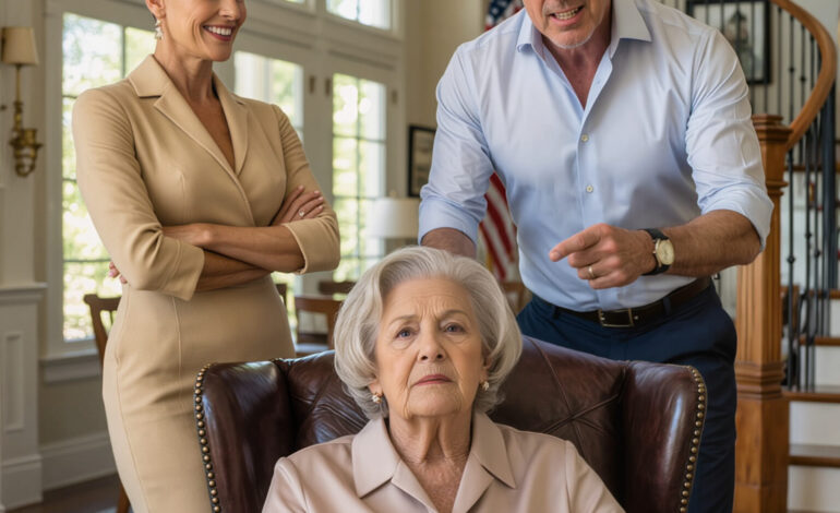 Jag råkade höra min son och hans fästmö skratta åt att skicka mig till ett äldreboende och lämna över mitt hus till hennes familj innan bröllopet. Jag sa ingenting, ringde helt enkelt min advokat, sålde huset och väntade tyst på det ögonblick som den nya ägaren gick in genom dörren.