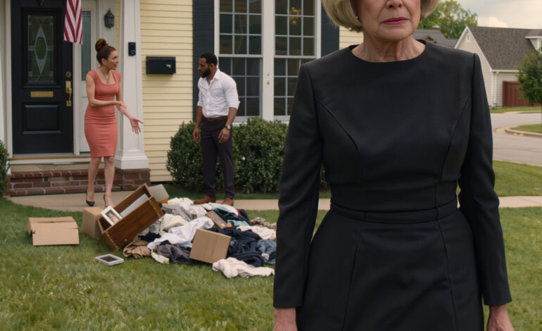 Jag kom hem för att hitta alla mina tillhörigheter utslängda i trädgården. Min svärdotter log och sa, “Vi städar upp. Det här gamla ska slängas.” Jag tittade henne rakt i ögonen och svarade, “Då ska jag bli av med de saker jag inte längre behöver också.” Det var dags för henne att lära sig vem som verkligen hade sista ordet i det här huset.