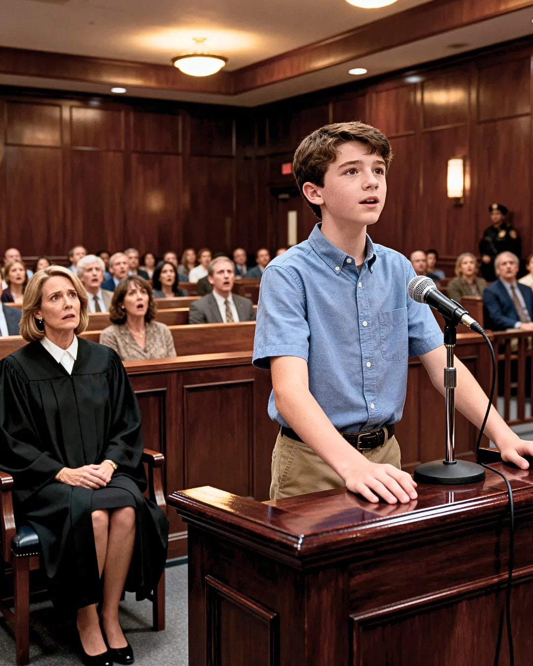 Jag hittade en övergiven bebis i korridoren och uppfostrade honom som min egen. Men när hans biologiska mamma, en miljonär, kom tillbaka 17 år senare sa han något i rätten som gjorde alla mållösa