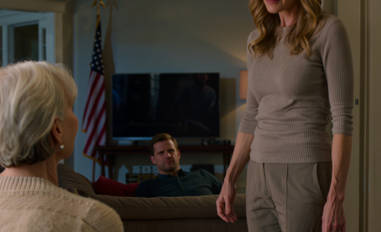 Min svärdotter stängde av TV:n precis framför mig och sa det som om hon skickade iväg någon som bodde där gratis: “Gå och titta på övervåningen i ditt sovrum. Från och med nu är detta utrymme för oss, och du bör förstå din plats i det här huset.” Min son satt där tyst medan hans fru förödmjukade sin egen mamma, och jag tog tyst mina nycklar och klev ut i den kalla natten — men det var mannen i kostymen vid dörren nästa morgon som fick någon att inse att ett mycket stort misstag hade just gjorts.