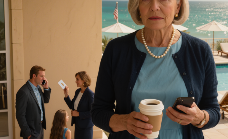 My whole family invited me to spend a week at a seaside resort as if they had finally remembered I was part of the family, then the minute we arrived they left me alone in the hotel lobby with a stack of room keys in my hand, and at exactly 10:00 a.m., when my son called in a panic because no one could get back into their rooms, his voice gave away that something had slipped out of their control