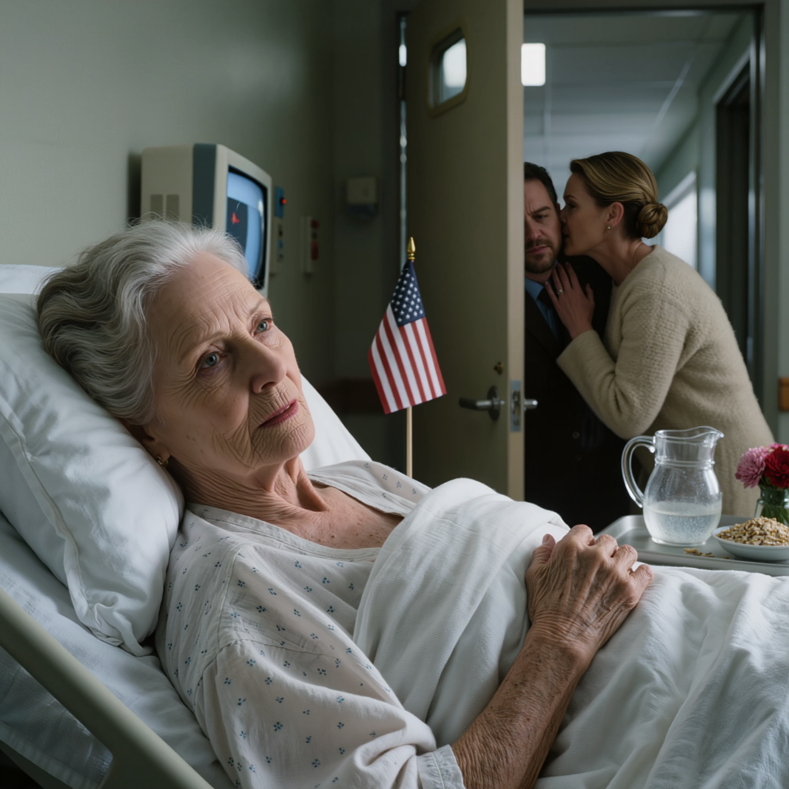 Jag öppnade ögonen efter en stroke vid 68, och det första jag hörde var att min dotter sa till sjuksköterskan, “Få henne bara att förstå att det inte finns några pengar kvar,” medan min son spelade mannen som bar allt. De var alldeles för säkra på att sätta upp detta. Jag såg igenom allt, och det gjorde att de inte hade någon öppning alls