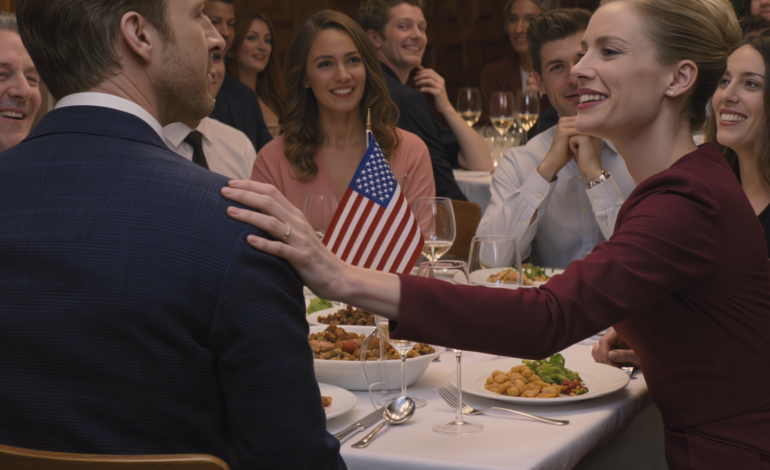 På min frus promotionsmiddag skrattade hon inför sin chef: “Han är bara här för gratis mat,” hela bordet brast ut… precis när restaurangägaren gick fram och ringde mig: “Sir Langston, ditt vanliga bord är klart” — skratten dog, min frus vinglas frös, någon muttrade “Vilken Langston?”… och när det privata rumsljuset flimrade lutade sig min fru in och frågade: “Vad ska du göra härnäst?”