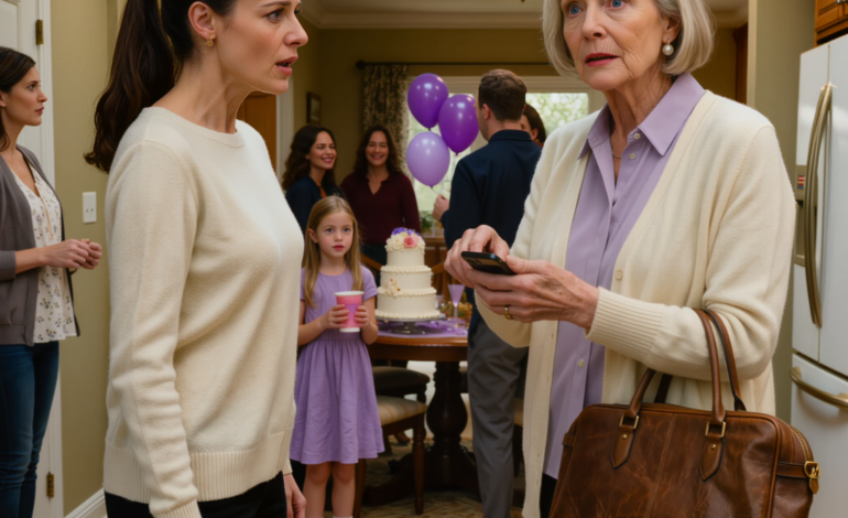 “Avbryt dina planer och kom och städa mitt hus, det är det minsta du kan göra,” sa min svärdotter mitt under mitt barnbarns födelsedagsfest, inför 30 gäster, medan jag var på ett samtal som kunde förändra min liv — för första gången efter 12 år av att ha blivit beordrad, sa jag “Nej,” hon sköt på fötter och skrek, “Du är värdelös,” och jag tog upp min handväska och gick till dörren, i vetskap om att någon precis hade gjort ett mycket stort misstag.