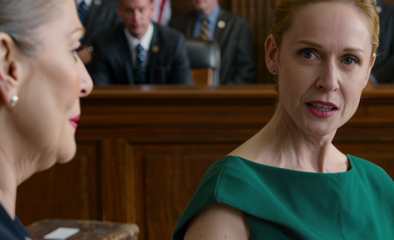 Hela rättssalen trodde att min son redan hade förlorat det ögonblick han satte sig ner med en träkrycka bredvid sig, och min svärdotter, i sin smaragdklänning, bar leendet från någon som skulle vinna stort, men när jag tryckte upp ekdörrarna och gick in bytte till och med domaren uttryck och frågade varför jag var där, och det första jag sa efteråt fick ingen att våga brea