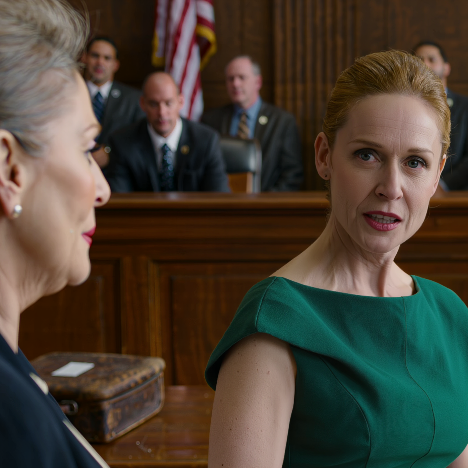 Hela rättssalen trodde att min son redan hade förlorat det ögonblick han satte sig ner med en träkrycka bredvid sig, och min svärdotter, i sin smaragdklänning, bar leendet från någon som skulle vinna stort, men när jag tryckte upp ekdörrarna och gick in bytte till och med domaren uttryck och frågade varför jag var där, och det första jag sa efteråt fick ingen att våga brea