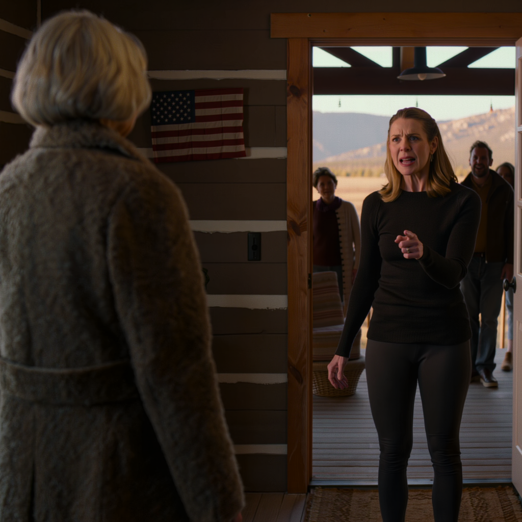 Jag gick till mitt bergshus i Montana för att vila och hittade min svärdotter, hennes föräldrar och kusiner som bodde där. Hon skrek, “Gå ut,” Jag satte mig bara ner och såg hennes värld börja kollapsa.