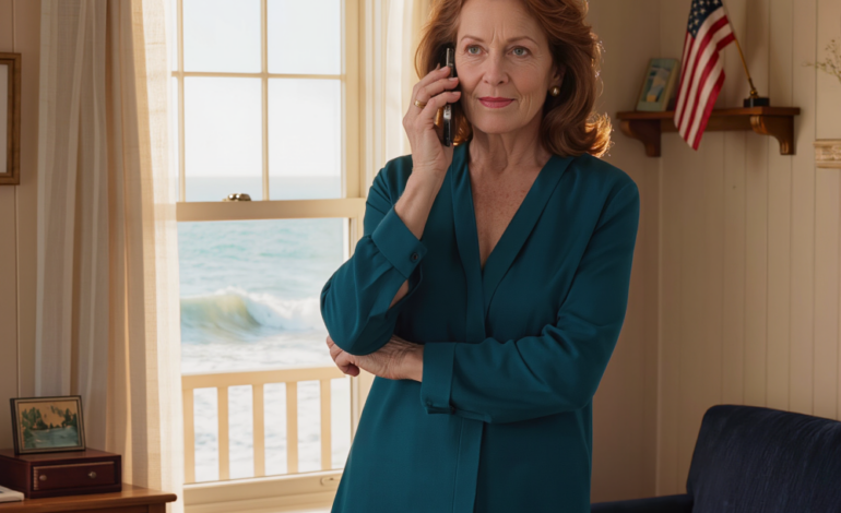 ‘Imorgon åker vi. Ditt strandhus är redan sålt. Adjö!’ min dotter ringde och sa. Jag skrattade och svarade: ‘Men du glömde en sak. Huset som du sålde var faktiskt…’