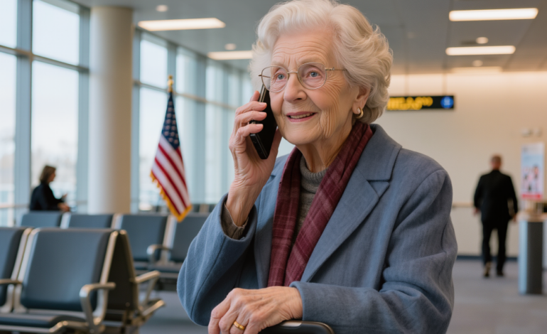 De sa: ‘Flyg ut, mormor — vi vill ha dig här för Thanksgiving.’ När jag landade. Jag stod och väntade. Jag ringde. Sedan såg jag familjefotot — det fanns ingen plats för mig. I det ögonblicket vaknade jag. Jag kommer aldrig mer att vänta på att andra ska ge mig en plats, och jag måste hålla fast vid min plats själv.