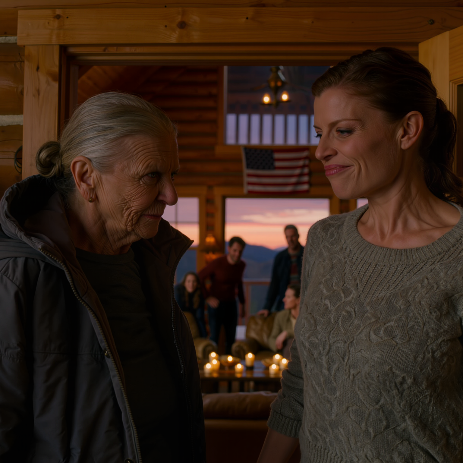 Den första natten av min pensionering körde jag fem timmar tillbaka till min stuga i Klippiga bergen och hittade tre okända bilar på min trädgård, främlingar som ordnade en fest inne i timmerhuset jag byggde med mina egna händer, och min svärdotter Sharon ringer kallt polisen för att knuffa ut mig som en inkräktare, men ögonblicket de gick in var delen som vände hela natten och jag minns fortfarande känslan av att is rann rakt nerför ryggraden.