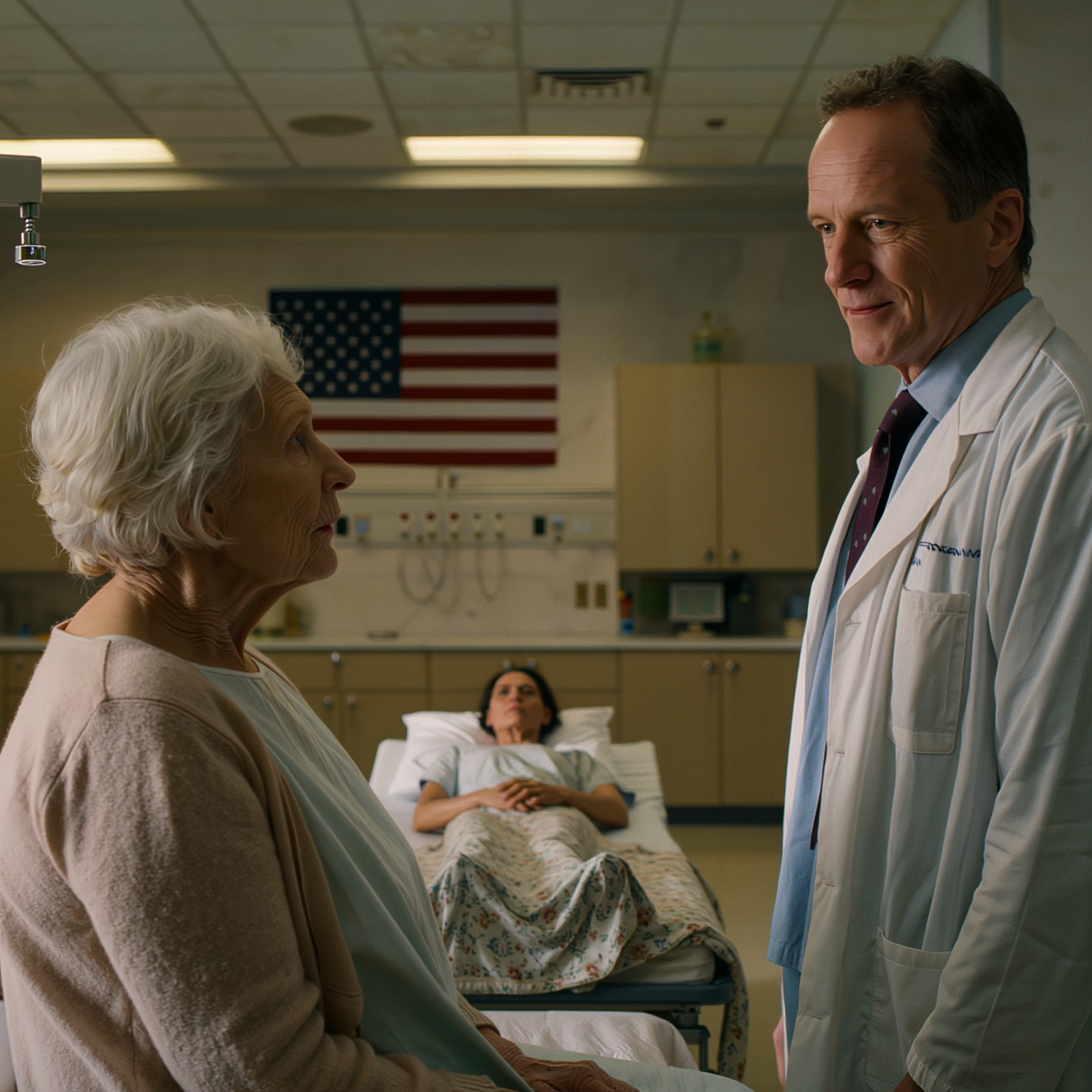 De sa att det bara var en rutinkontroll, men innan lunchen ens kom hade jag ett rött armband på handleden stämplat “SKRIV INTE UT,” Jag knuffades in i rum 312, räckte piller utan förklaring, och läkaren med de dyra skorna log bara som om jag skulle sitta där och vara tyst— tills jag började titta noga på det rummet och insåg att något där inne var allt annat än “rutin”