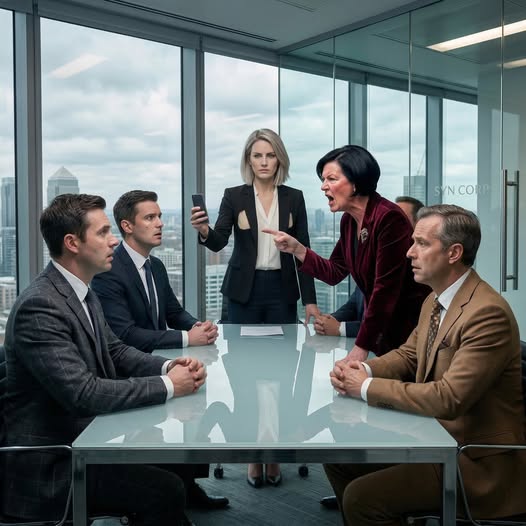 I stood frozen as my mother-in-law pointed at the door and screamed, ‘You’re nobody! Just trash—get out of my office!’ The room went silent, but inside, something in me snapped. She humiliated me in front of everyone, never knowing the empire she worshipped was built on my money. I smiled, reached for my phone, and whispered, ‘Are you sure you want me to leave?’ She had no idea that was the moment her world began to collapse…