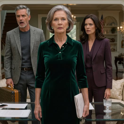 The Saturday my son appeared on my front porch after thirteen years of silence, standing beside his elegant wife and a row of expensive suitcases as if my house were already theirs, I understood that some reunions arrive wearing the face of family and the manners of a takeover.