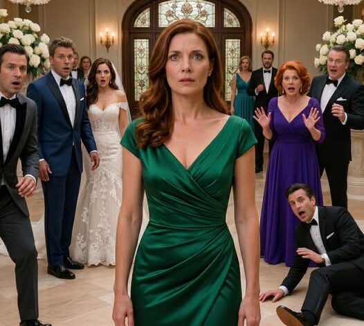 Femton år efter att min pappa tvingade ut mig såg jag honom igen på min systers bröllop. Pappa log, “Om det inte var för medlidande, skulle ingen ha bjudit in dig.” Jag smuttade på mitt vin och log. Sedan tog bruden mikrofonen, hälsade mig och sa: “Till generalmajor Evelyn…” Hela rummet vände sig mot mig.