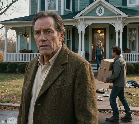 Efter min sons begravning tog min svärdotter in en annan man i huset. Hon skrek, “Du borde börja vänja dig vid källaren. Det här huset är för människor som fortfarande betyder något här.” Sen började hon slänga in mina saker på gården. Jag tryckte på en knapp och gick därifrån. Två minuter senare kom polisen.