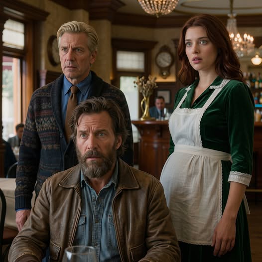 På en restaurang höll jag på att be om ett glas vatten när jag frös. Servitrisen var gravid i åttonde månaden — och det var min svärdotter. Hon skakade, tårarna rann nerför hennes ansikte. “Snälla… säg inte att jag lever.” Det hon sa härnäst fick mitt blod att rinna kallt.