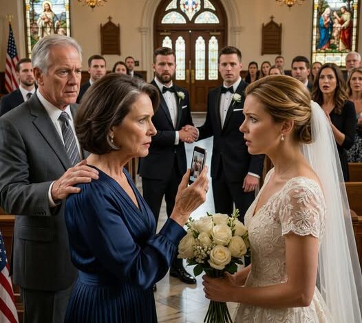 One hour before my son’s wedding, I heard the bride laughing with her friends in the church hall: “That guy is so naive. I’m only after the money. His mom’s loaded.” I froze for a moment. Two hours later, I did something that made her regret it for the rest of her life.