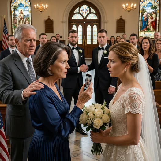 One hour before my son’s wedding, I heard the bride laughing with her friends in the church hall: “That guy is so naive. I’m only after the money. His mom’s loaded.” I froze for a moment. Two hours later, I did something that made her regret it for the rest of her life.