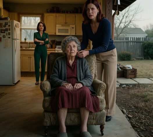 My daughter found me sitting alone in the dark and asked, “Mom, why is there no food in the house? Why are you living like this? You get $10,000 from me every month.” My daughter-in-law smirked and said, “I control every dollar she receives. You have no say here.” My daughter slowly took off her earrings… and that was when everything changed.