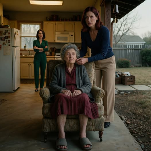 My daughter found me sitting alone in the dark and asked, “Mom, why is there no food in the house? Why are you living like this? You get $10,000 from me every month.” My daughter-in-law smirked and said, “I control every dollar she receives. You have no say here.” My daughter slowly took off her earrings… and that was when everything changed.