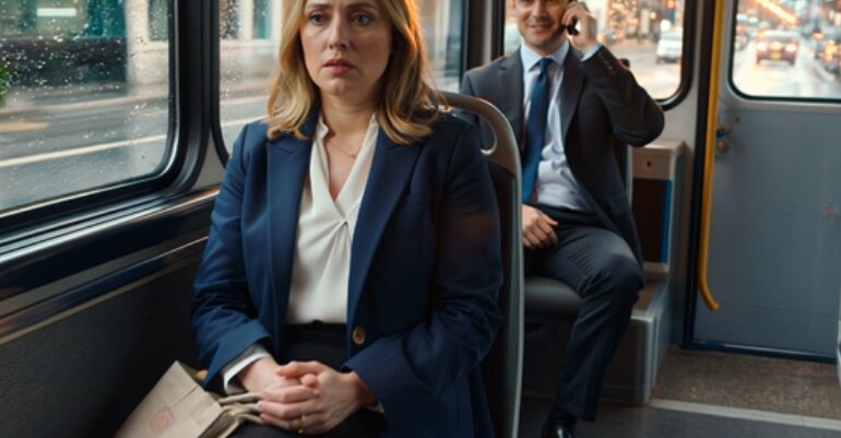 I Was Hauling Bags Home From Work, Changing Buses Several Times, While My Husband Had Been Lying On The Couch For Two Years. But One Day On The Bus, I Overheard A Conversation That Turned My Whole Life Upside Down…