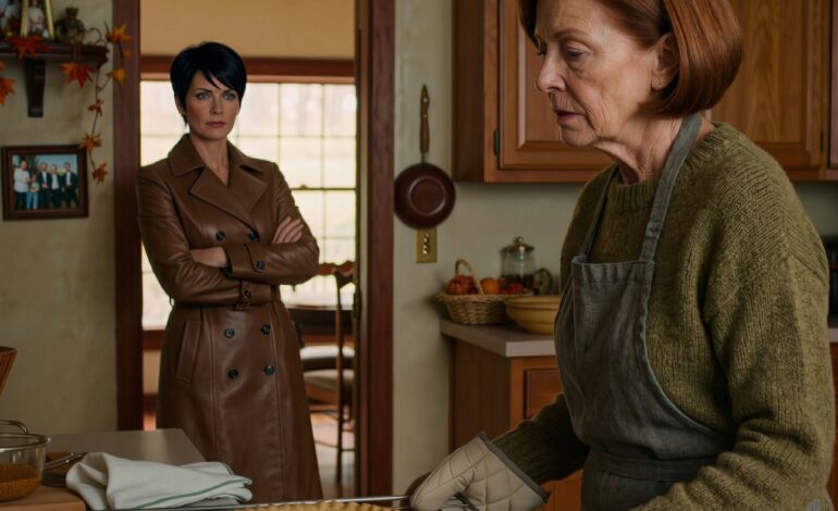 På Thanksgiving-morgonen stod min svärdotter i min köksdörr, tittade på huset jag bott i i 43 år och sa till mig att jag borde vara ute på söndag eftersom hon och Daniel redan hade pratat med en mäklare, och vid middag satt hon på min plats, när jag berättade för 17 personer att detta hus på 847 000 dollar var mer meningsfullt för deras familj “sa jag helt enkelt åt henne att låta mig sköta pappersarbetet först