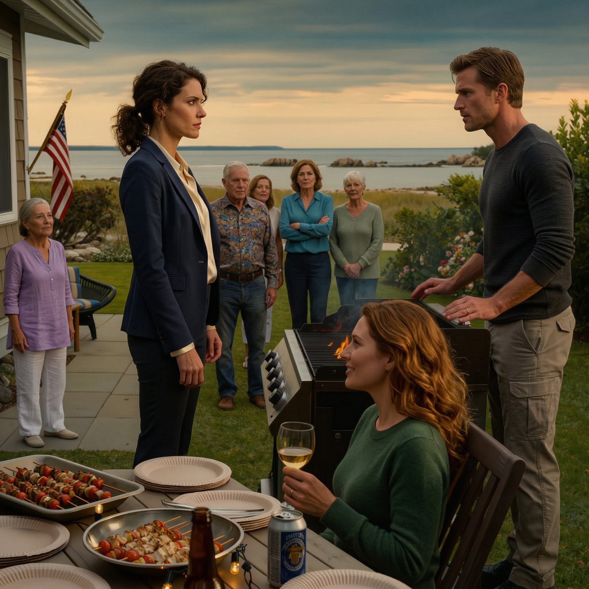 “‘Så vad, lär du bara ut flygsimmar?’ min syster log över sin drink. Jag log. ‘nr. Jag flyger.’ Hon gav ett hånfullt skratt. ‘Visst. Vad är då din anropssignal?’ Jag sa, ‘nattvakt.’ Hennes man, en SEAL, frös mitt i andan. ‘Tara… be om ursäkt. Nu.’”