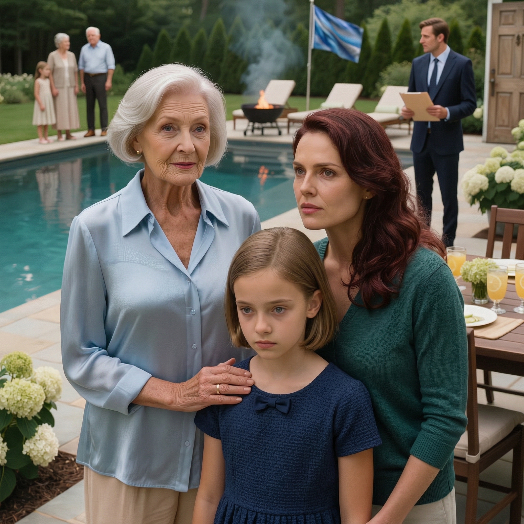 Mina föräldrar sålde min 11-åriga dotters antika cello för 87 000 dollar och använde pengarna för att bygga en pool åt min systers barn och sa sedan åt mig att inte berätta för min mormor. I sex veckor agerade de som att Lucy bara borde acceptera det— tills min mormor gick in på deras bakgårdsfest, tittade på poolen och gjorde det klart att cellon aldrig var deras att sälja.