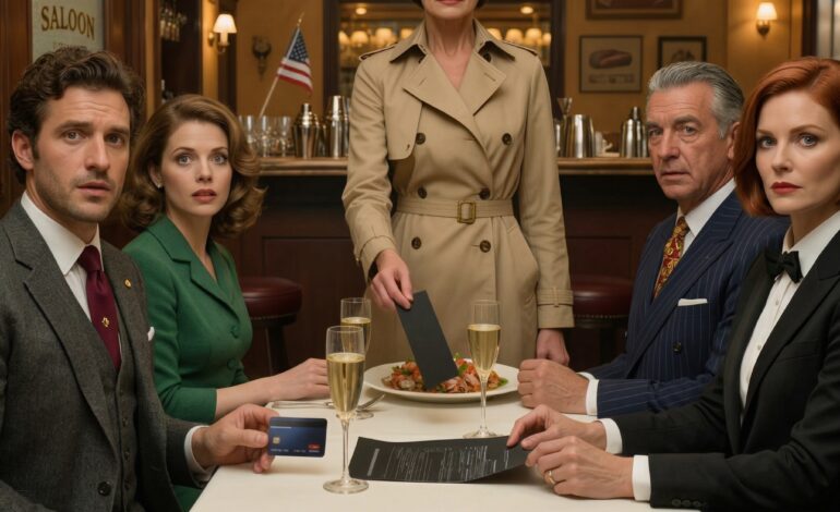 Min dotter ljög och sa att middagen hade ställts in, men jag fångade dem när de åt på mitt kort, så jag låste det precis innan checken kom och såg paniken sprida sig över bordet.