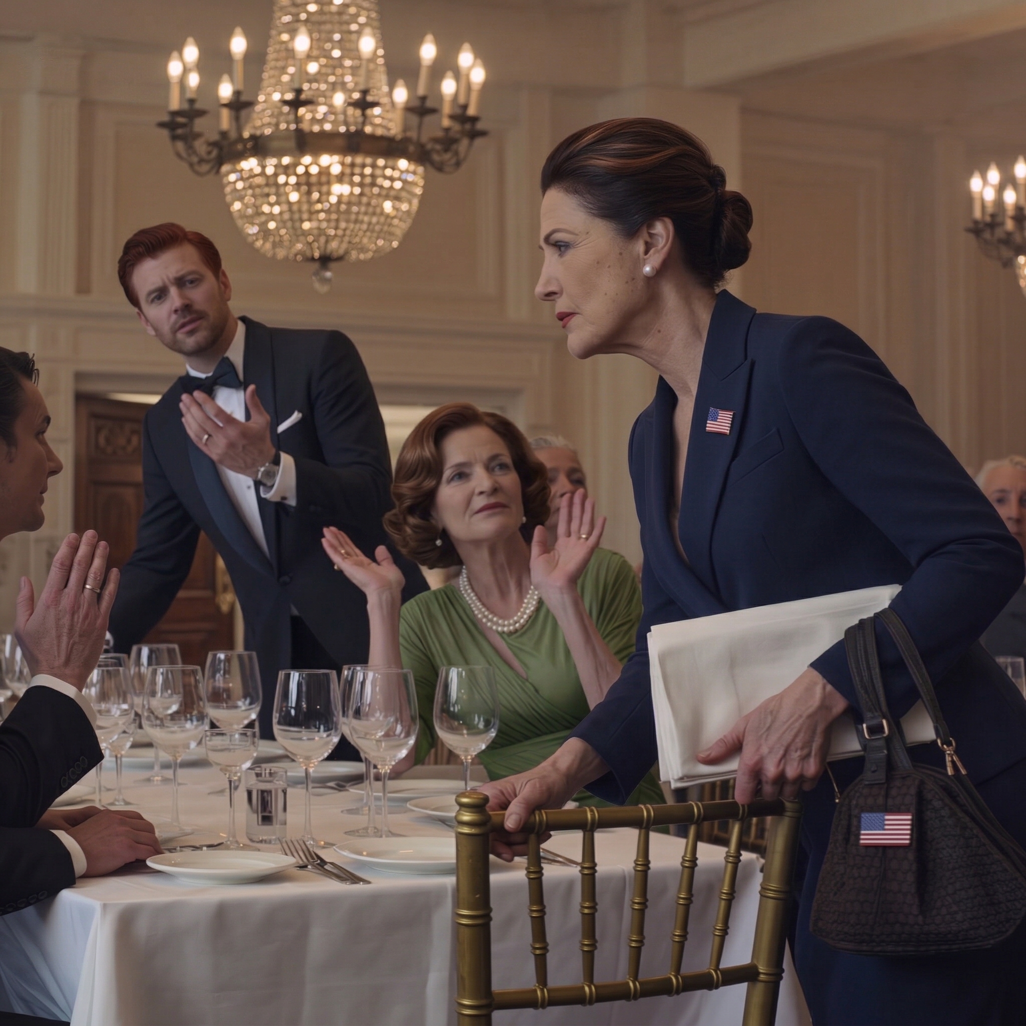 “rosa, gå och hjälp till i köket! du skulle vara mer bekväm med personalen!” min dotters fästman sa detta på sin repetitionsmiddag. inför sjuttio gäster. skrattade hans mamma patricia bara och höll med. jag reste mig upp, såg honom i ögonen och sa “nej.” vad som hände sedan är något han aldrig kommer att glömma.