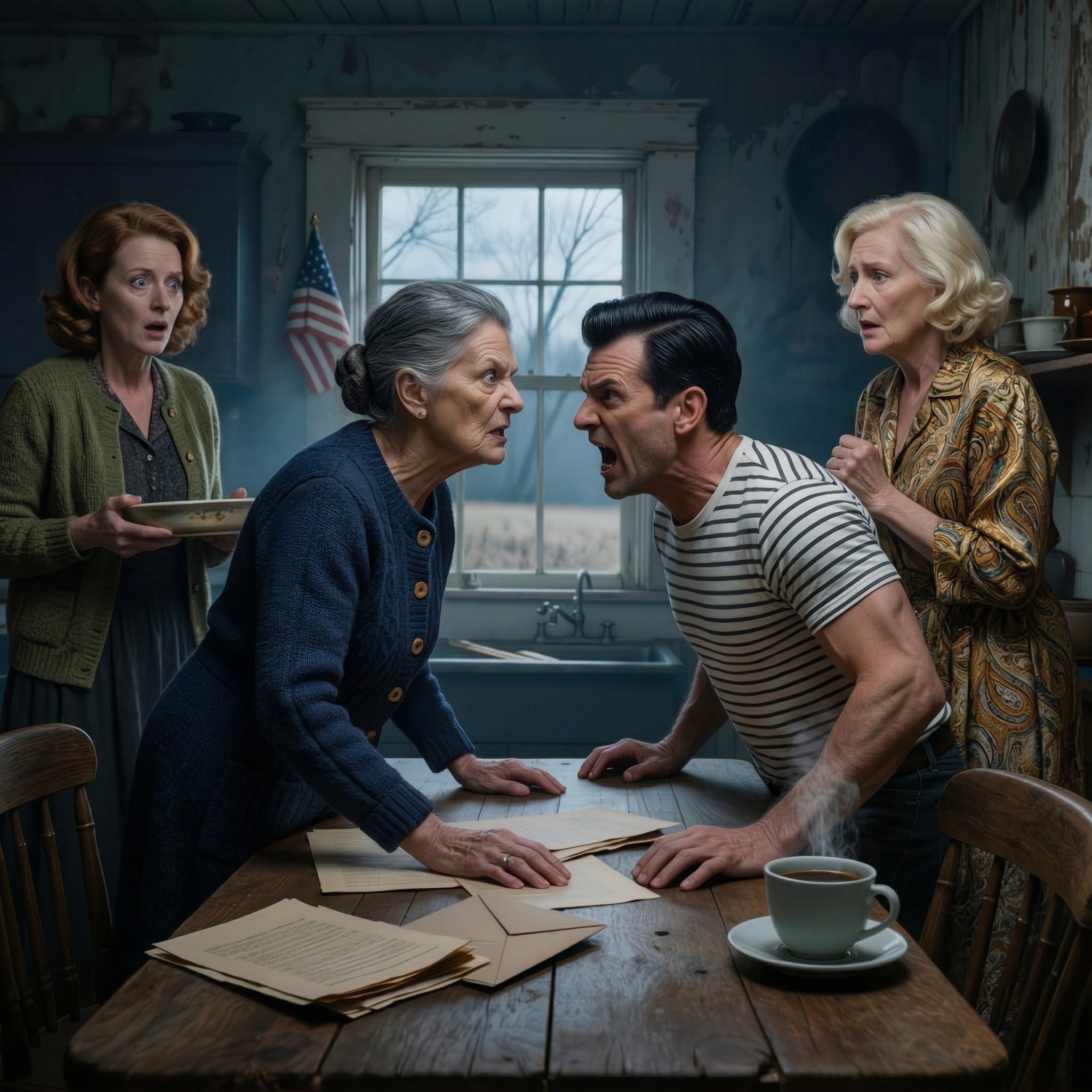 Min man gick bort för ett år sedan. Innan han dog, sa han, “Min fru kommer att ärva allt om hon bor i vår bondgård i ett år.” Dag 364 upptäckte jag av misstag en dörr utan handtag i källaren, och då hörde jag ett ljud komma bakom den…