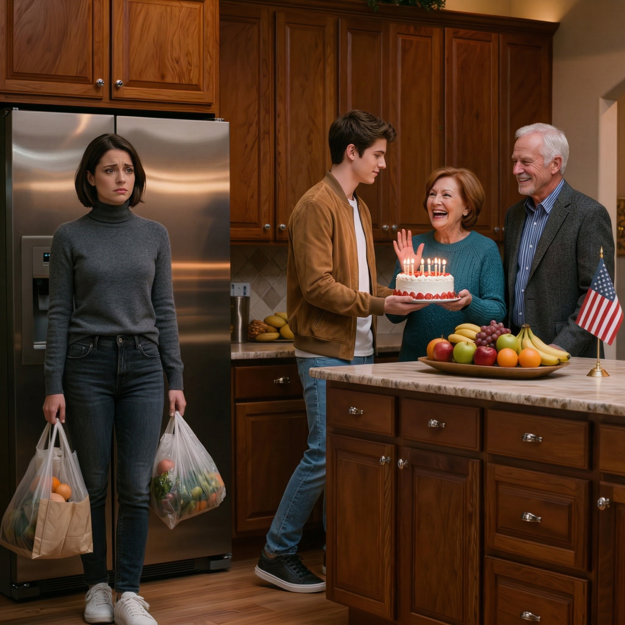 Min mamma ignorerade min födelsedag igen, men den här gången gjorde hon det medan hon höll en tårta med min brors namn på. Inte min. Hans.