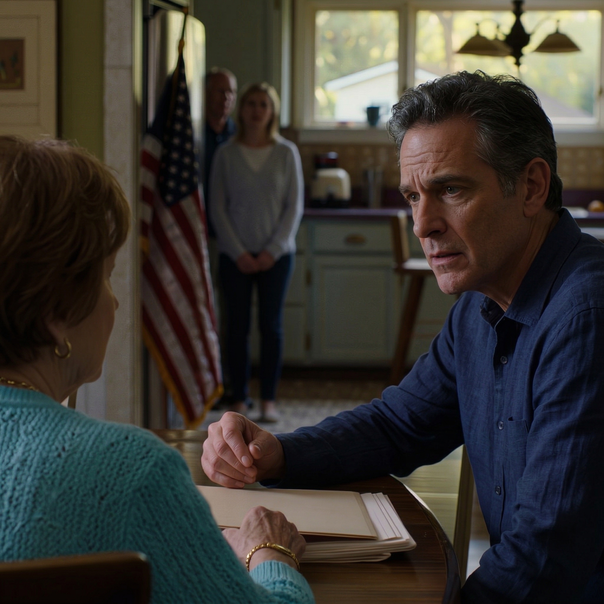 På bara en dag stängde min son och svärdotter av min telefon, frös mina kort, klippte av mitt internet, gick sedan in i mitt hem som om de var “omtänksamma” för en 78-årig kvinna, tappade en mapp på min bord med en signatur som hade mitt namn men som inte var mitt, sa att jag var “slipping” och behövde hanteras. Jag höll tyst, men det jag slog på var inte WiFi. Det var bevis, och någon är på väg att få panik.