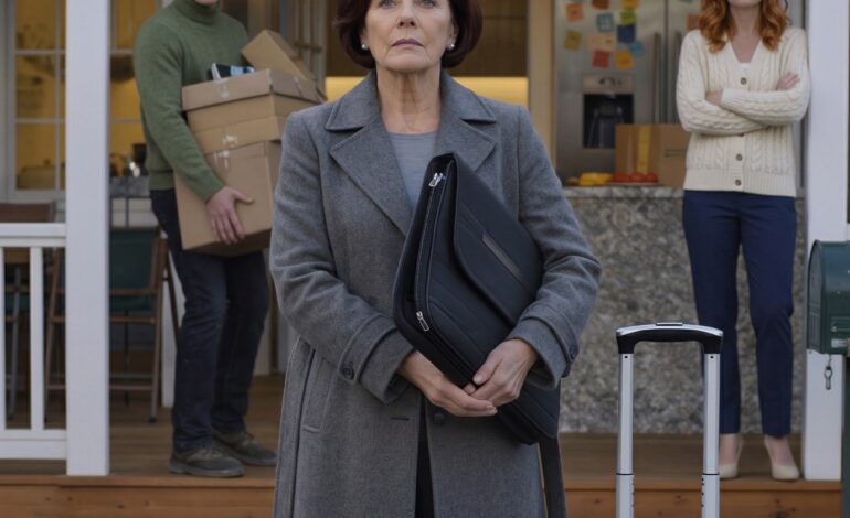 Min son lät sin fru kalla mig en börda i köket i Portland-huset som jag hade blivit övertalad att flytta in i, och när han bar min resväska till verandan hade jag redan börjat skriva den tysta typen av svar som folk aldrig ser kommer.