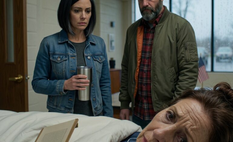 När jag vaknade ur koma hörde jag min svärdotter använda den där välbekanta sockersöta rösten för att säga den kallaste meningen i mitt liv: “om hon vaknar ska hon direkt till ett äldreboende,” och sedan hörde jag resten—sälj huset, samla ihop pengarna, rensa ut vad som fanns kvar av mitt liv—så jag bestämde mig för att ligga stilla i några dagar till, tillräckligt länge för att de skulle komma till sjukhuset den morgonen och få veta att vissa gamla kvinnor inte försvinner som de planerat