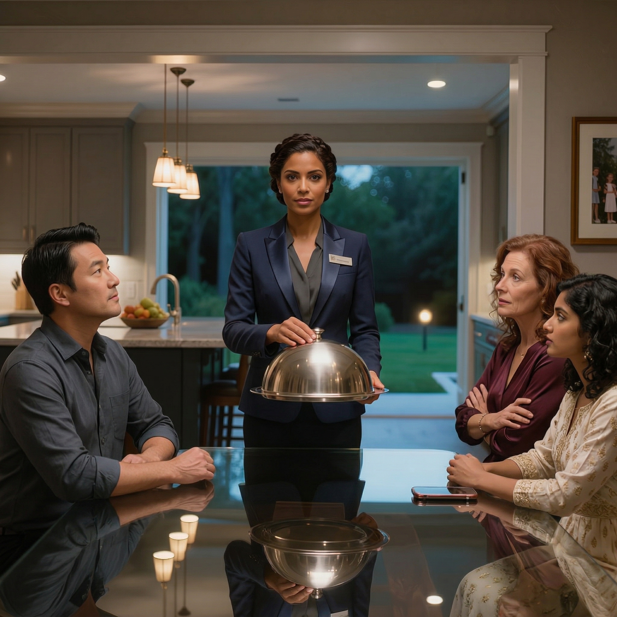 Jag kom hem sent från jobbet, och min man blev arg i samma ögonblick som jag klev in genom dörren. “Vet du ens vad klockan är?” han knäppte. “Hela familjen har väntat på grund av dig. Gå in i köket och börja laga mat.” Det jag gjorde direkt efter det gjorde att hela huset blev förbluffat och förvandlades den kvällen till fullständigt kaos…