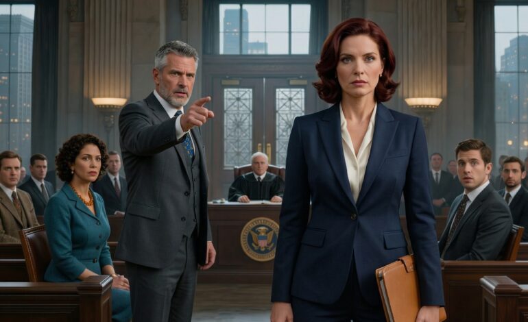 “Hon är inte min biologiska dotter,” ropade min far i rätten. De insisterade på att jag inte hade något anspråk på 5 miljarder dollar i aktier. Sedan placerade jag ett dokument på domarens skrivbord, och deras advokat blev blek i samma ögonblick som DNA-resultaten kom ut.