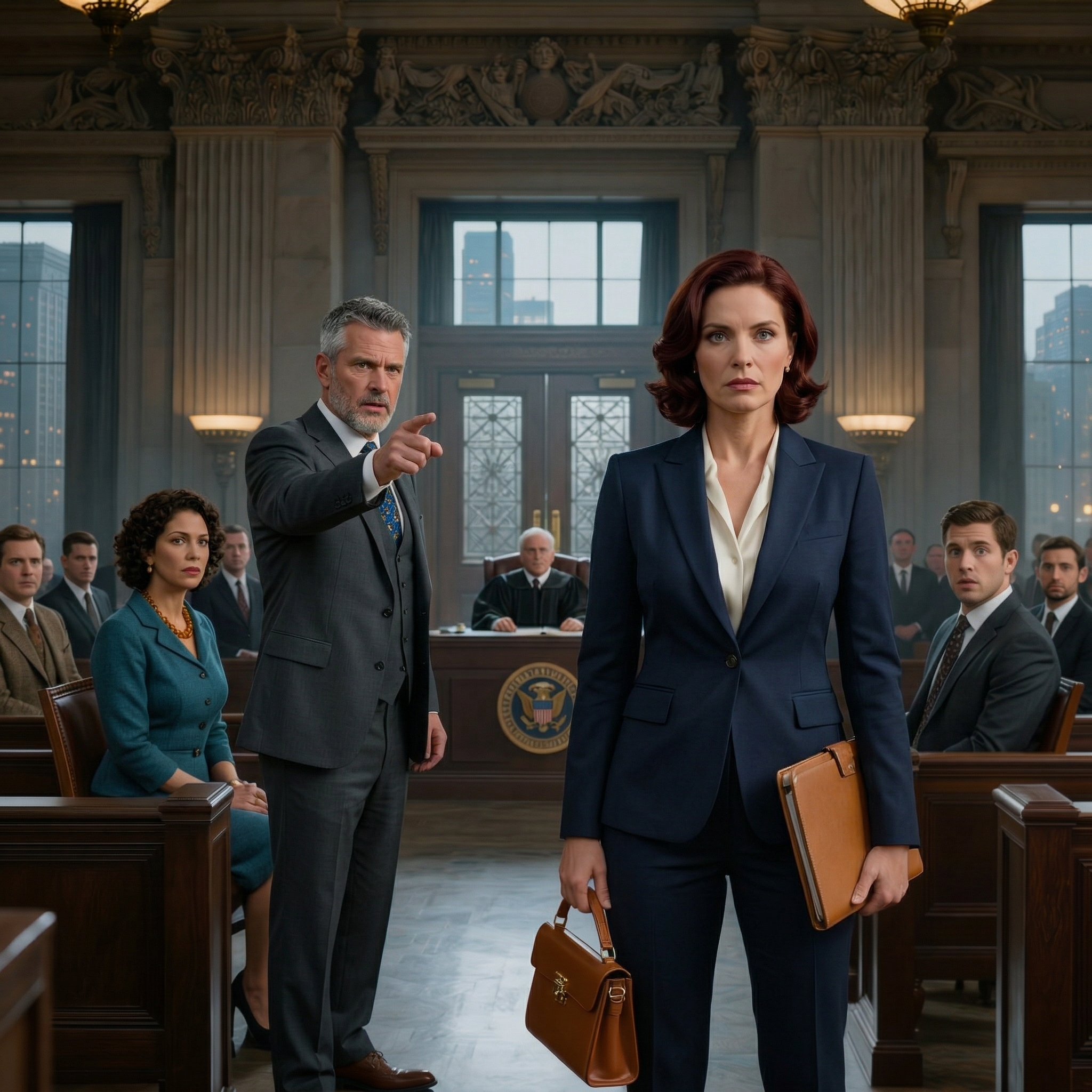 “Hon är inte min biologiska dotter,” ropade min far i rätten. De insisterade på att jag inte hade något anspråk på 5 miljarder dollar i aktier. Sedan placerade jag ett dokument på domarens skrivbord, och deras advokat blev blek i samma ögonblick som DNA-resultaten kom ut.