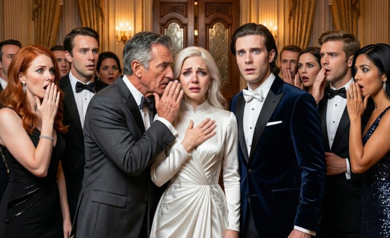 “Tala inte. Du kommer bara att skämma ut mig,” min man väste, hans grepp blåste min arm när vi gick in i galan. Jag var bara en trofé till him—a tyst en. Men när den nya ägaren kom tystnade rummet. Han ignorerade VD:arna och gick direkt till mig. “28 år,” viskade han, hans ögon brände av ett erkännande som fick mitt hjärta att rasa. “Jag hittade dig äntligen.” Min mans ansikte blev vitt. Mannen han var desperat att imponera på gjorde just anspråk på kvinnan han föraktade.