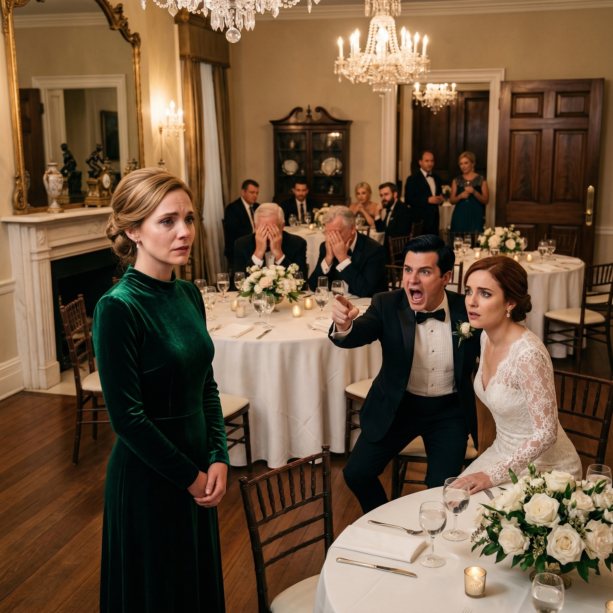 Jag betalade för min egen framtid medan mina föräldrar finansierade min systers alla dröm— och kallade det ‘fair.’ Så jag försvann. Nio år senare, på sitt bröllop, tittade min mamma på mig och viskade, ‘Varför känns det som att något saknas?’ Innan jag hann svara blev hennes fästman spökvit och skrek: ‘Håll käften! Hon vet vem jag egentligen är!’ I det ögonblicket insåg jag att det här bröllopet inte var på väg att börja—, det var på väg att explodera.