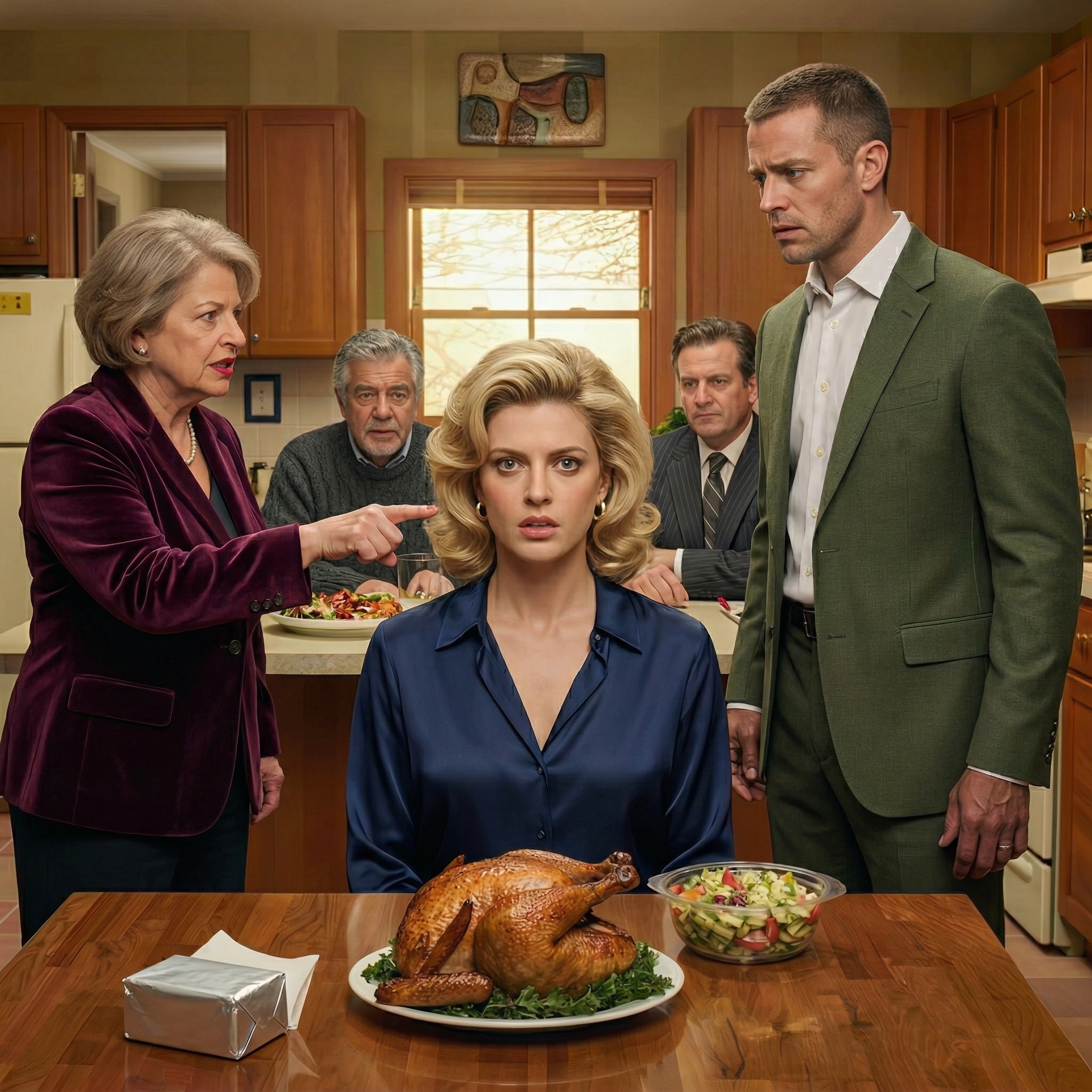 Min man sa, “Från och med nu kommer du att laga mat och personligen servera alla själv. Och det blir ingen mer avhämtning. Jag är trött på att pengar slösas bort.” Jag log bara. På sin födelsedag tog han med sig 20 släktingar och förväntade sig fullt ut att jag skulle tjäna dem alla. Men i samma ögonblick som de gick in i köket tystnade hela rummet.