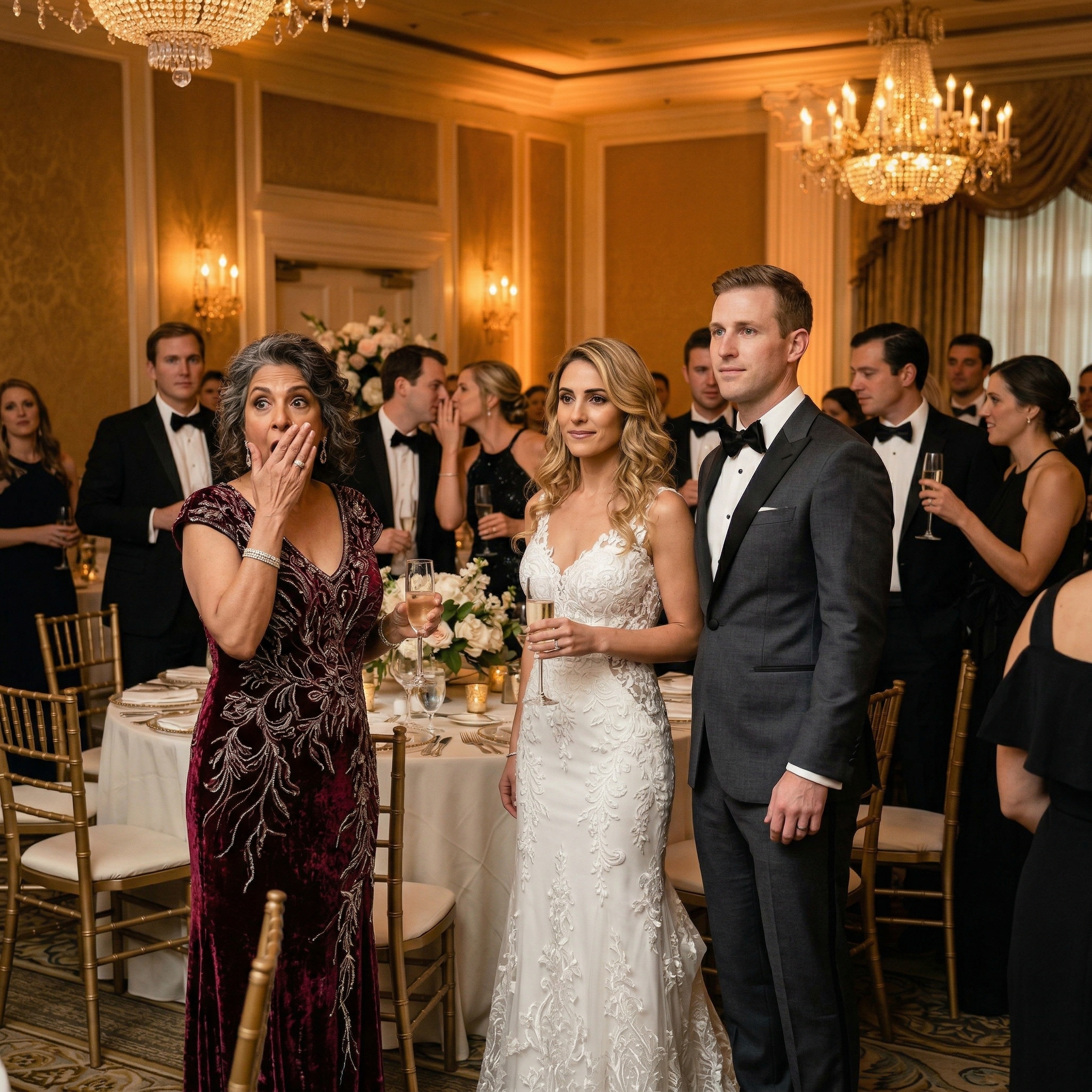 I still remember the way my sister lifted my hand in front of 200 guests, laughed, and said, “Your man is pathetic — he couldn’t even buy you a diamond.” I swallowed the humiliation that night. But on my wedding day, when she smirked at my dress and whispered, “Wow… it looks cheap,” I finally told everyone who my husband really was. The second her smile vanished, the whole room changed… and that was only the beginning.