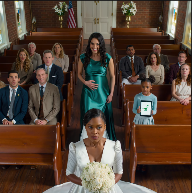 On the morning I was supposed to marry the man I loved, my sister rose in the front row, smiled like she knew exactly what she was doing, and claimed she was carrying his child—but before the church could turn against me, her own nine-year-old daughter stood up with a tablet in her hands and said four words that changed everything: “That’s a lie. I can prove it.”