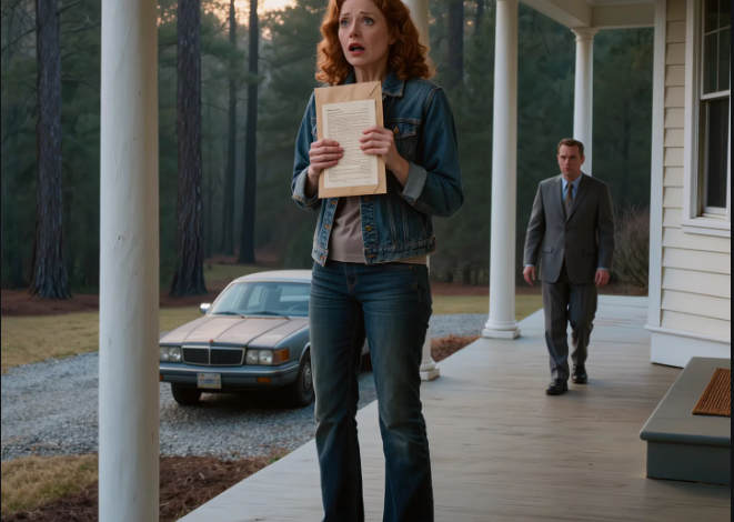 A stranger slapped divorce papers against my chest and said, “You’ve been served.” I had never met the man suing me for half my 300-acre estate—until I saw my own name on a Nevada marriage certificate and realized someone inside my family had sold my identity. Three weeks later, I sat across from him at a mahogany table, ready to say the words that would ruin them all.