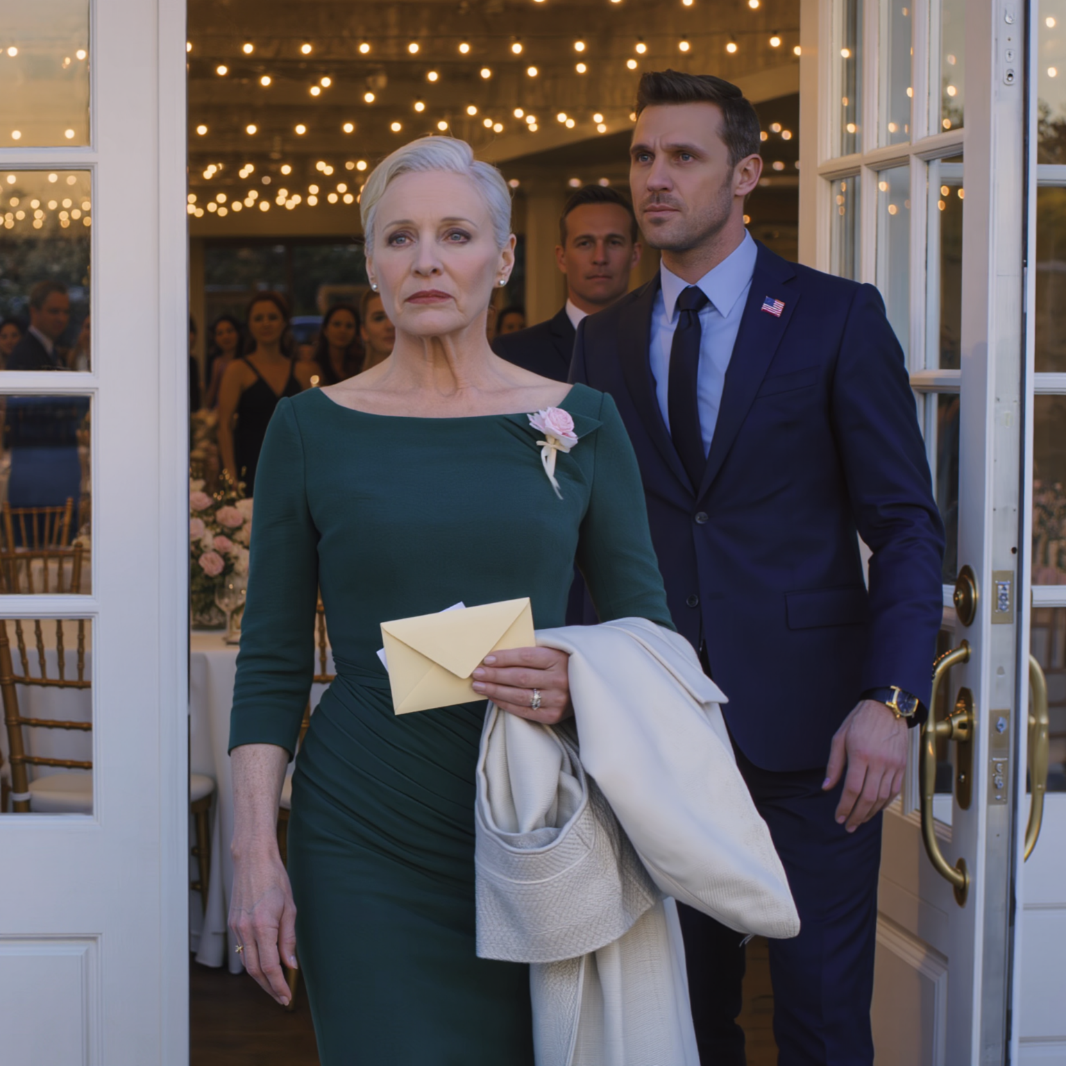 På min sons bröllop knäppte han, ‘Lämna nu, mamma. Min fru vill inte ha dig här.’ Jag gick ut utan ett ord. Nästa morgon ringde han igen: “mamma… Jag behöver husfilen.” Jag pausade och svarade sedan med fyra ord som han aldrig kommer att glömma…