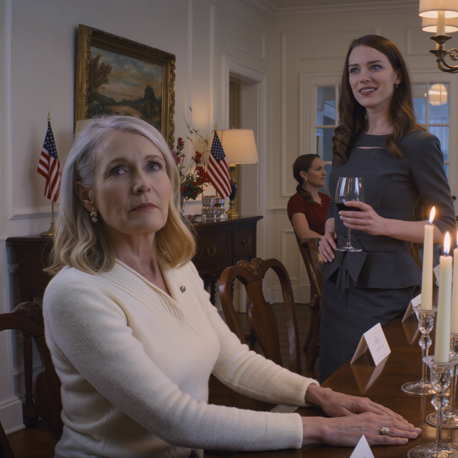 Min dotter höjde sitt glas och sa: “Vissa mammor tar bara upp plats.‘ Hela min familj skrattade. Jag log och svarade, “Bra att jag precis avslutat mitt eget hem 3 000 mil bort. Oroa dig inte—efter ikväll behöver du inte se mig ‘ta upp space’ längre.”