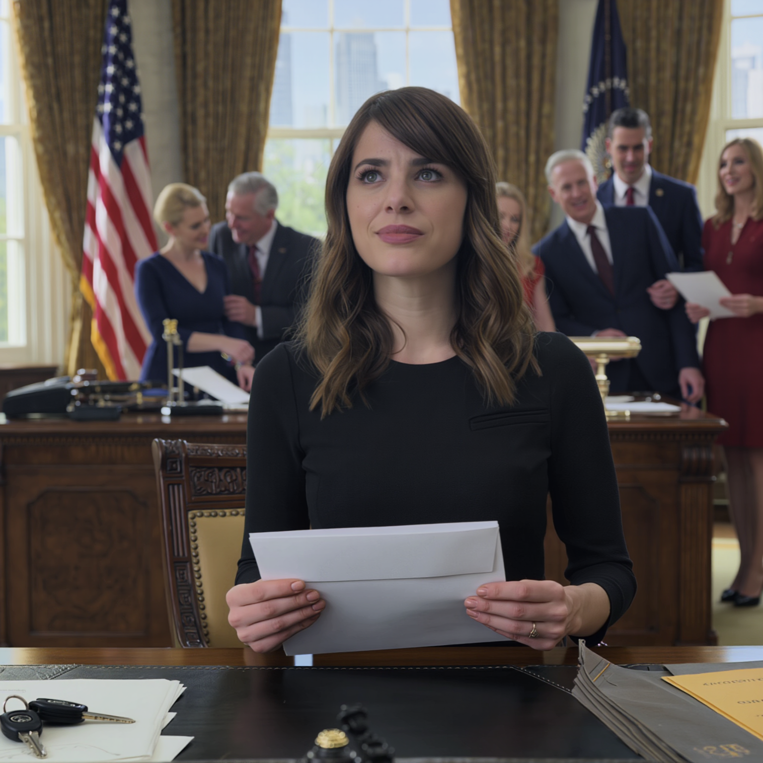 Min familj fick miljoner på min farfars begravning—his yacht, takvåning, lyxbilar och till och med företaget. För mig lämnade advokaten bara över ett litet kuvert med flygbiljett till Monaco. “Antar att din farfar inte brydde sig så mycket,” sa min mamma med ett litet skratt. Sårad men nyfiken, jag gick ändå. I samma ögonblick som jag kom höll en chaufför upp en skylt med mitt namn: “Frun, någon från prinsens kontor skulle vilja träffa dig.”