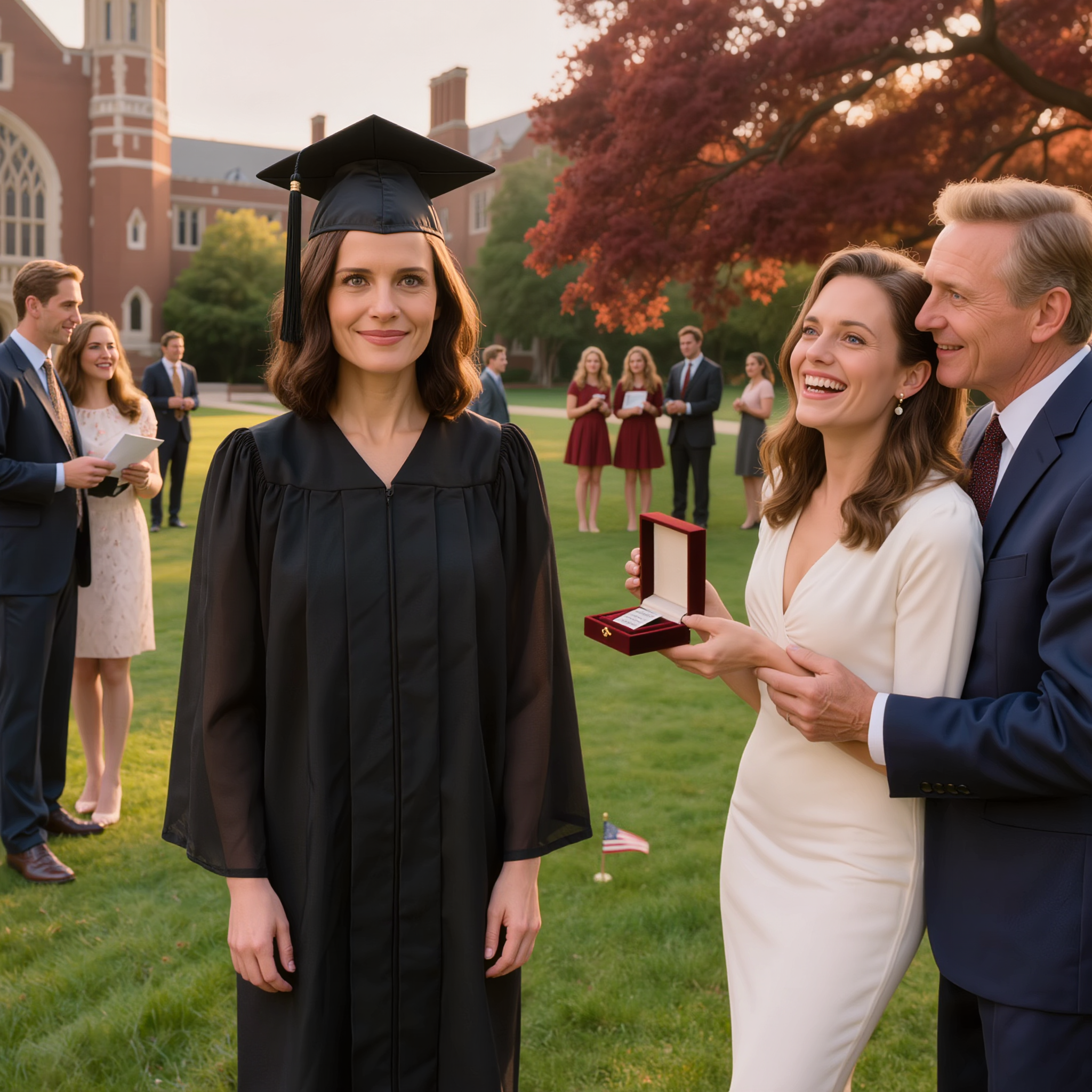 Den dagen min tvillingsyster fick nycklarna till ett helt nytt hus under ett lönnträd på vårt universitetsområde vände sig mina föräldrar till mig, gled ett tunt vitt kuvert i min hand och log som om de var generösa. När jag öppnade den inför våra vänner och inte hittade något annat än en enda lott, lutade min mamma huvudet och sa: ‘Pröva lyckan, älskling. Kanske kommer det äntligen att förändra ditt liv,’ medan min syster skrattade tillräckligt hårt för att halva gräsmattan skulle höra.