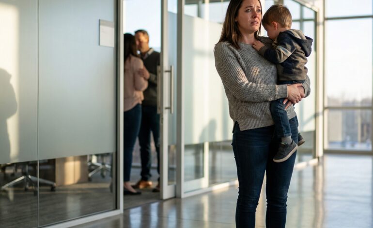 Jag vann 50 miljoner dollar på lotteriet. Jag sprang med vår lille son till min mans kontor för att ge honom nyheterna. När jag kom fram hörde jag intima ljud från honom… Så då gjorde jag något.